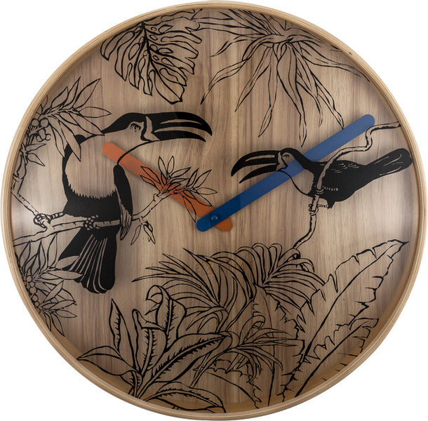 Nextime NE-3230 Zegar ścienny tropica Ø40 drewno