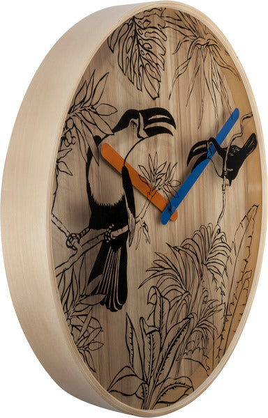 Nextime NE-3230 Zegar ścienny tropica Ø40 drewno