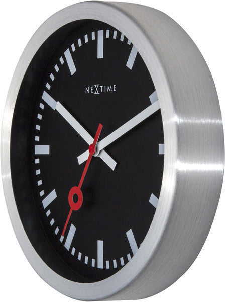 Dále NE-3998stww Wallok 'stanice' Ø19 cm, kartáčovaná hliník černá
