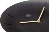 NXIME NX-7339WW Reloj de pared NXT Bowl Ø 30 cm Negro