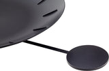 NXIME NX-7339WW Reloj de pared NXT Bowl Ø 30 cm Negro
