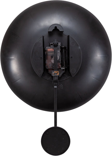 NXIME NX-7339WW Reloj de pared NXT Bowl Ø 30 cm Negro
