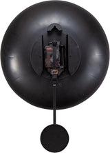 NXIME NX-7339WW Reloj de pared NXT Bowl Ø 30 cm Negro