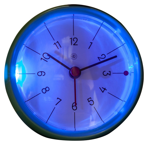 Nextime NX-7344GN Clock de alarma NXT Otto Ø 9.5 x 3.8 cm verde