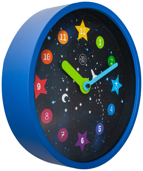 Nextime NX-7356 Reloj de pared NXT APOLLO DIA 30cm de plástico azul