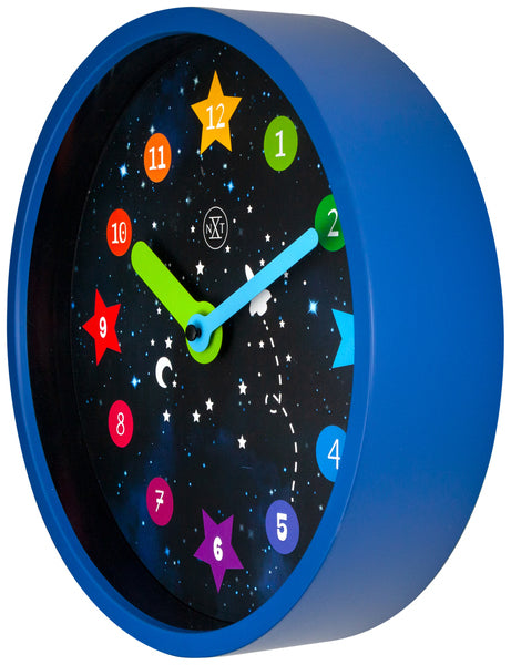 Nextime NX-7356 Reloj de pared NXT APOLLO DIA 30cm de plástico azul