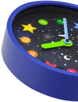 Nextime NX-7356 Reloj de pared NXT APOLLO DIA 30cm de plástico azul