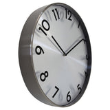 Nextime NE -3289gs Metal Wall Clock - 40cm -Rquiet Clock - Metal - Refleksjon