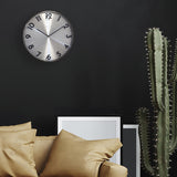 Nextime NE -3289gs Metal Wall Clock - 40cm -Rquiet Clock - Metal - Refleksjon