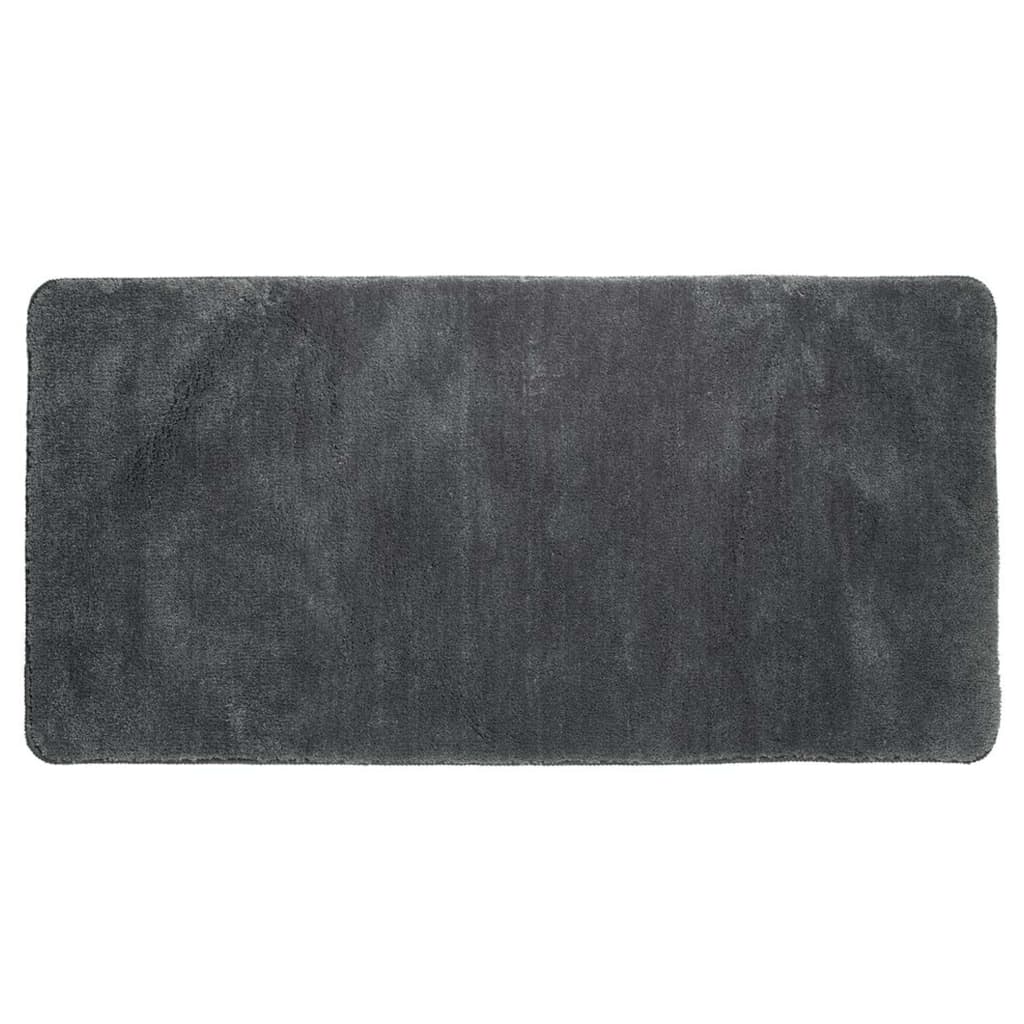 Mat de baño de piel de foca Angora 70x140 cm gris