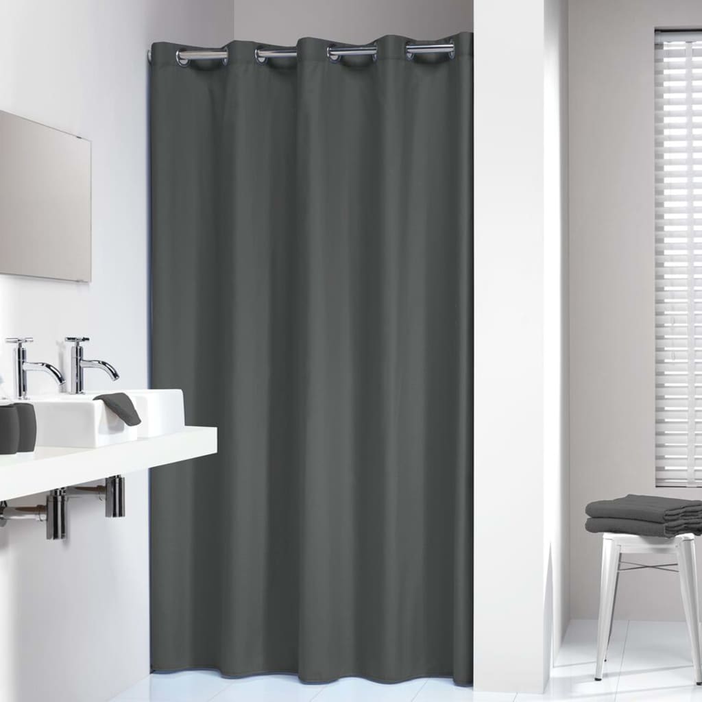 SEALSKIN SHINTER Curtain Coloris 180x200 cm szary