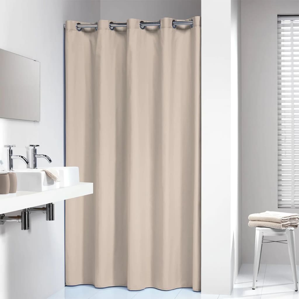 Tenda da doccia di focheapkin color is 180x200 cm ecru