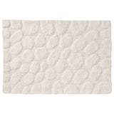 Ciottolo da bagno di pelle di focheapbles 60x90 cm di cotone avorio colorato