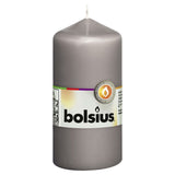 Bolsius Bolsius Stollen sveče 10 psov 120x58 mm toplo siva