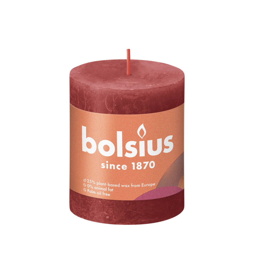 Bolsius Stub Candle Rustic rout 80x68 mm
