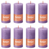 Bolsius Bolsius Stollen SHINE 8 ST Rustic 100x50 mm Lively Violet
