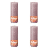 Bolsius Bolsius Stollen Shine 4 St Rustiek 190x68 mm Rose
