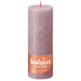 Bolsius Bolsius Stollen Shine 4 St Rustiek 190x68 mm Rose