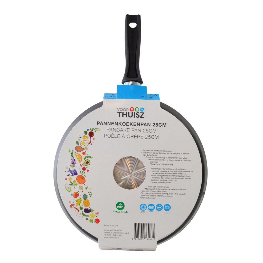 For Thuisz Lugano Pancake pan 25 cm