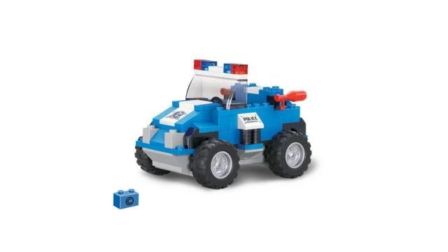 Sluban Spezial Police M38-B0183 s.w.a.T. Attack Police Auto 121-Stéck