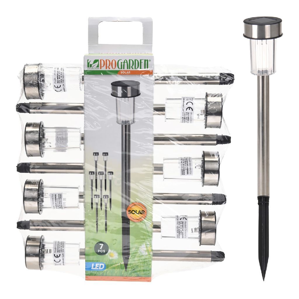 Pro Garden Solarump 360mm Set in acciaio inossidabile di 7 pezzi
