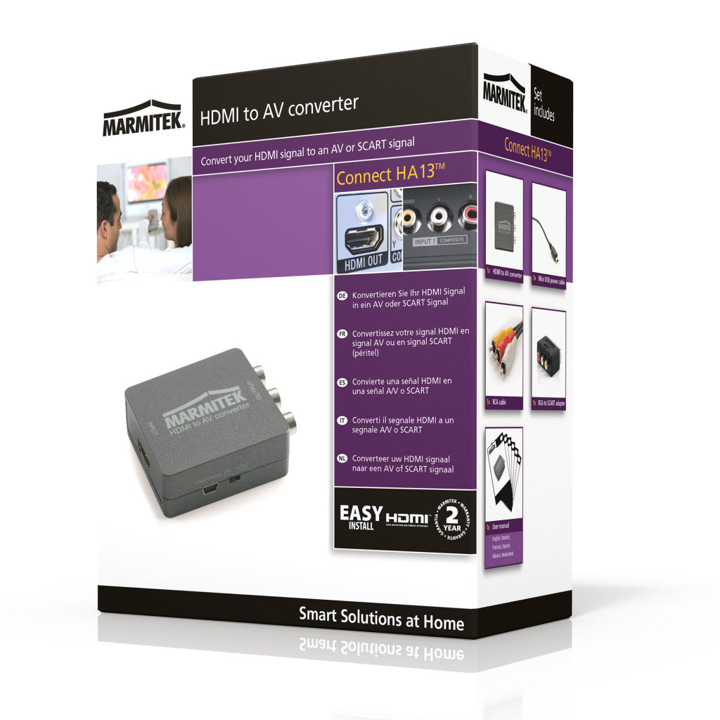 MARMITEK CONNET HA13 HDMI do konwertera RCA SCART