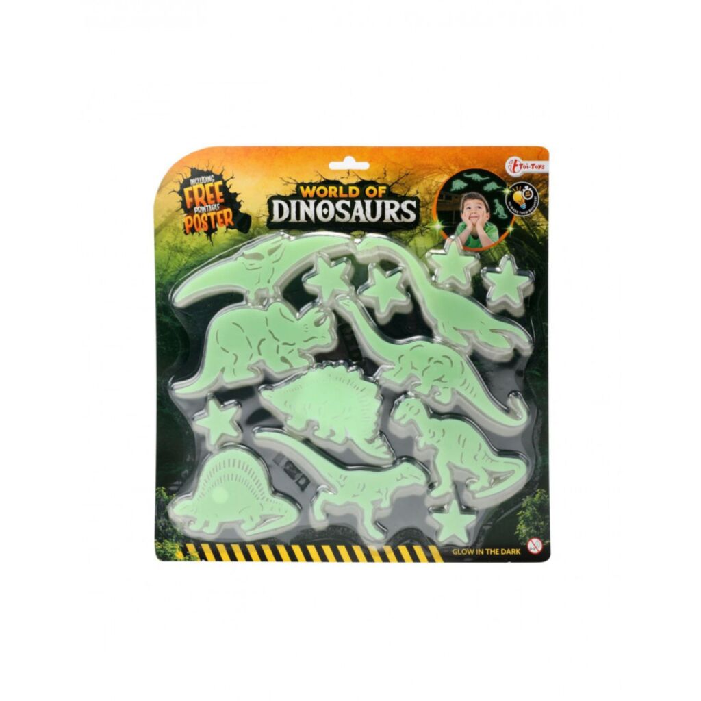 Toi-Toys World of Dinosaurs Glow in the Dark Dinos
