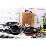 Padella di frittura in ceramica superiore BK 24 cm nero