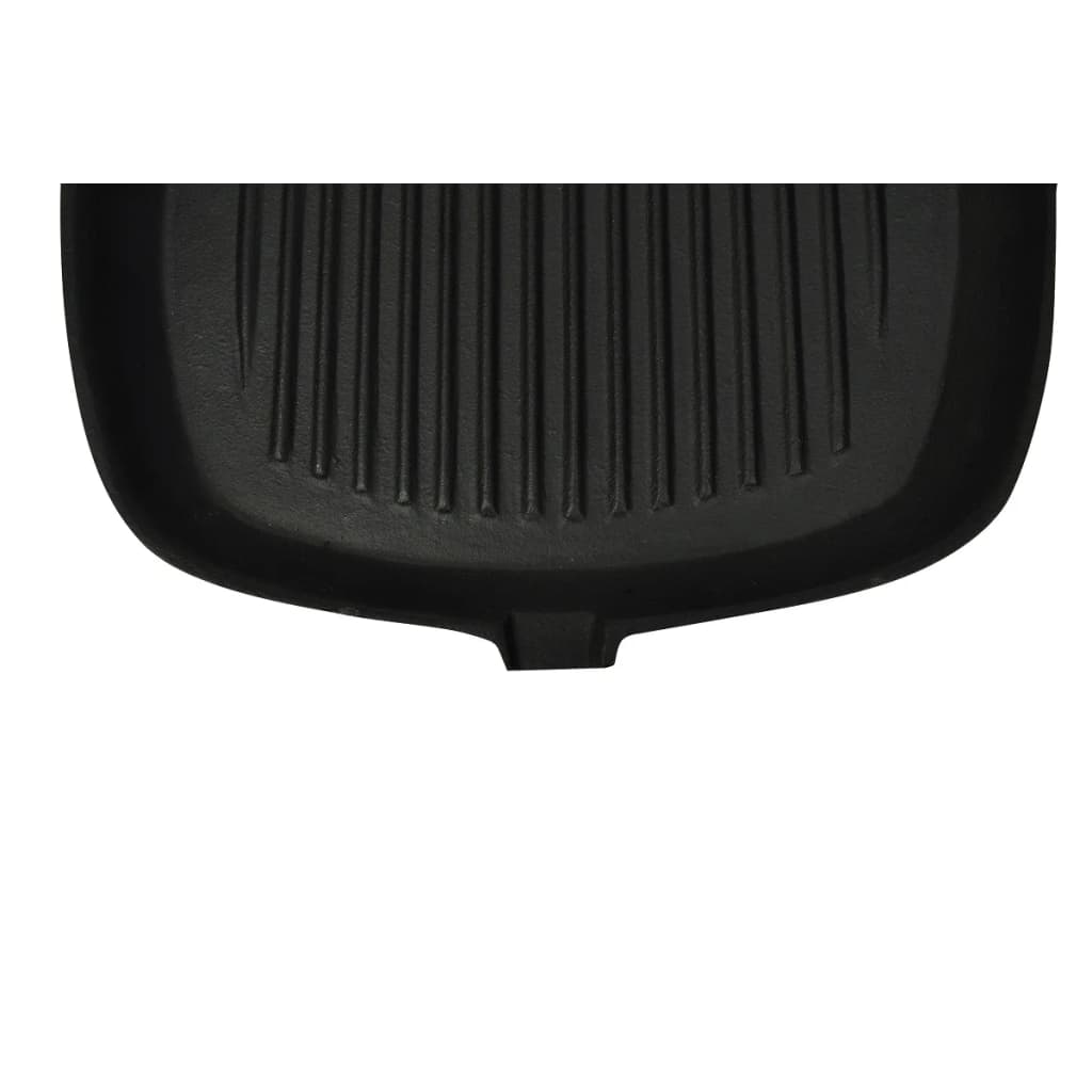 Vidaxl Grill padella con ghisa in legno 20x20 cm