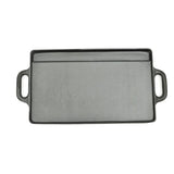 Vidaxl grillplade dobbelt -sidet 50x23 cm støbejern