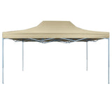 Vidaxl folding tent pop-up 3x4.5 m cream white