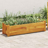 Vidaxl Raised Planter 100x30x25 cm Acacia Wood