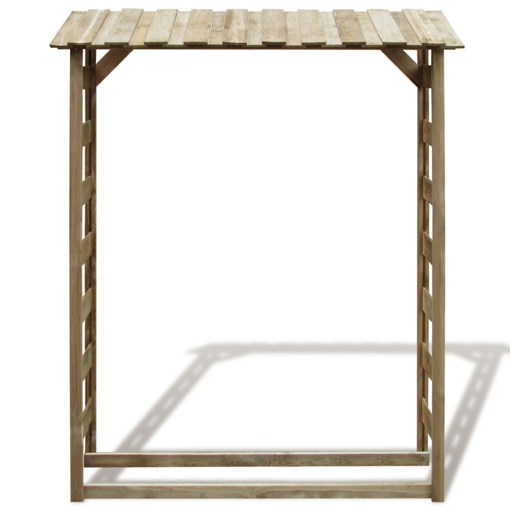 Vidaxl Pompjeod Späichere 150x44x176 cm imprägnéiert Pine