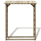 Vidaxl Pompjeod Späichere 150x44x176 cm imprägnéiert Pine