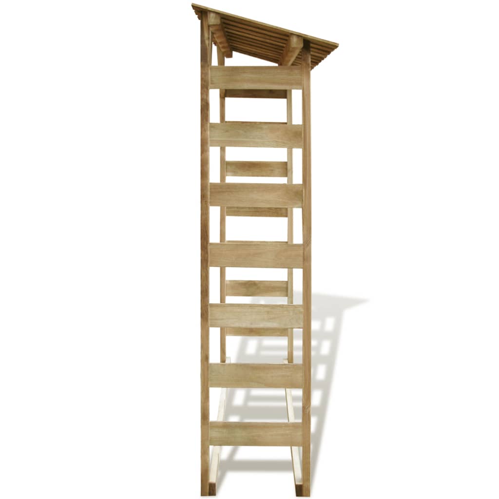 Vidaxl Pompjeod Späichere 150x44x176 cm imprägnéiert Pine