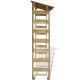 Vidaxl Pompjeod Späichere 150x44x176 cm imprägnéiert Pine