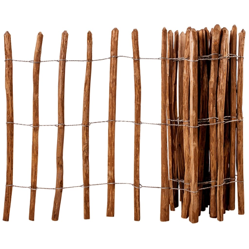 Vidaxl Hek 90x500 cm Hazel wood