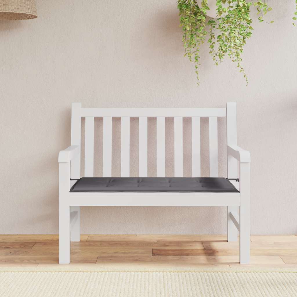 Vidaxl Garden Bench Cushion 100x50x4 CM Oxford Fabric Antracita -Coled