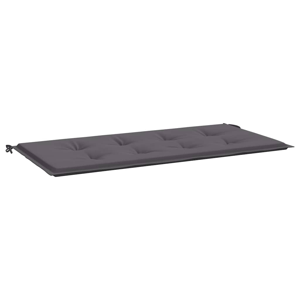 VidaXL Garden bench cushion 120x50x4 cm Oxford fabric anthracite -colored