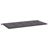 VidaXL Garden bench cushion 120x50x4 cm Oxford fabric anthracite -colored