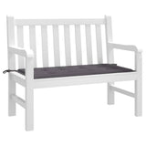 VidaXL Garden bench cushion 120x50x4 cm Oxford fabric anthracite -colored