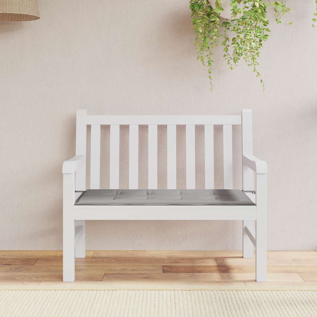Vidaxl Garden bench cushion 120x50x4 cm Oxford fabric gray