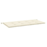 VidaXL Garden bench cushion 100x50x4 cm Oxford fabric crème colored