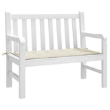 VidaXL Garden bench cushion 100x50x4 cm Oxford fabric crème colored
