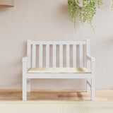 VidaXL Garden bench cushion 100x50x4 cm Oxford fabric crème colored