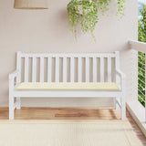 Vidaxl Garden bench cushion 150x50x4 cm Oxford fabric crème -colored