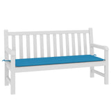 Vidaxl Garden Bench Poduszka 150x50x3 Cm Oxford Tkanina niebieska