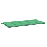 Vidaxl Garden bench cushion 120x50x4 cm Oxford fabric green