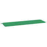 Vidaxl Garden Bench Cushion 180x50x3 CM Oxford Fabric Green