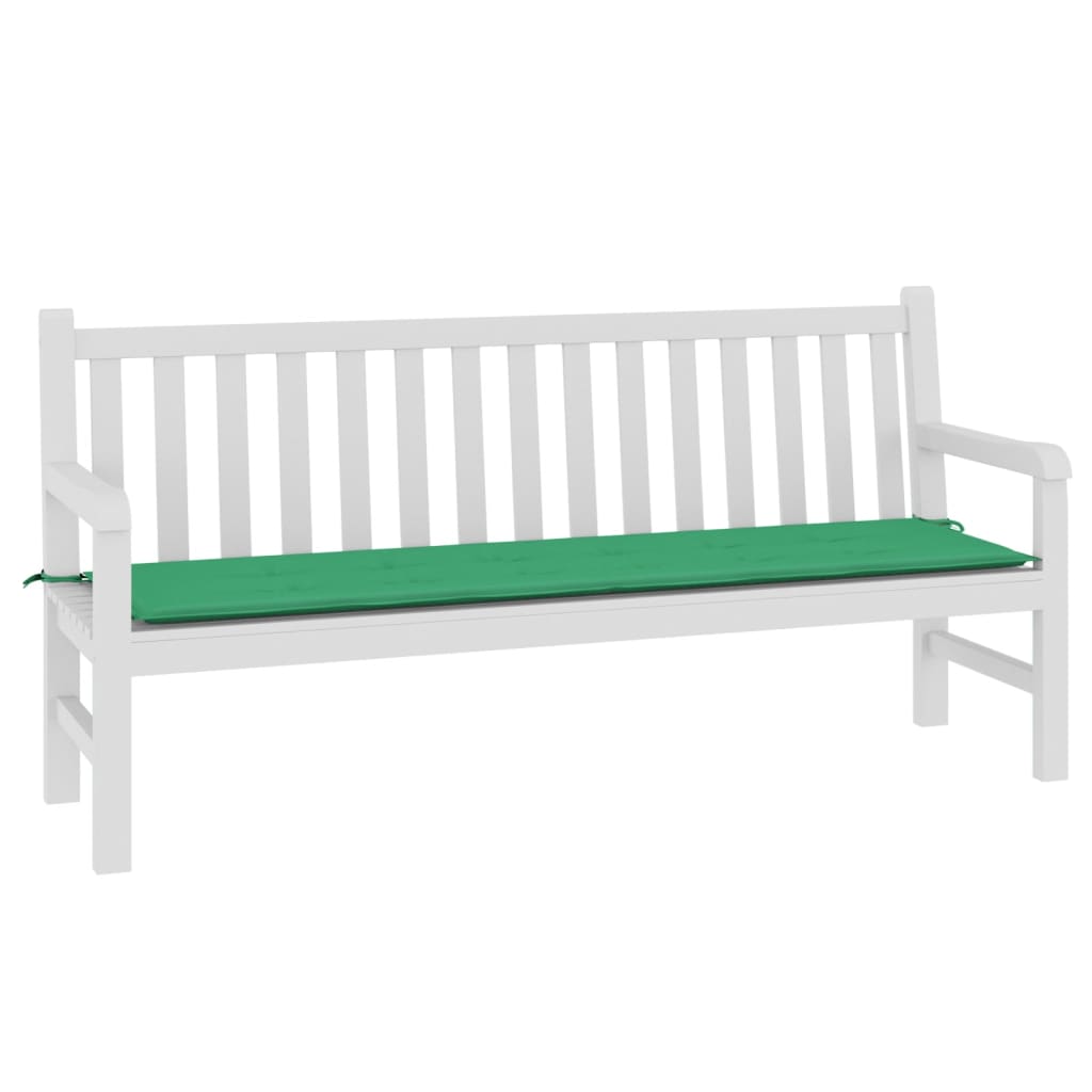 Vidaxl Garden Bench Cushion 180x50x3 CM Oxford Fabric Green